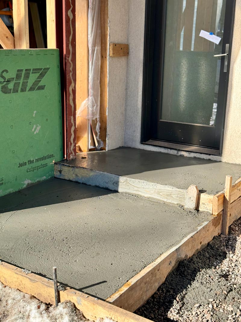 Multiple concrete slabs in Aspen